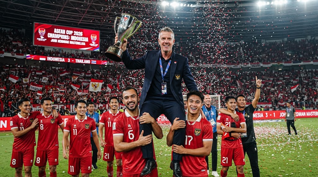 Racikan Jitu John Herdman: Kunci Keberanian Taktikal yang Antar Indonesia Juara ASEAN Cup 2026
