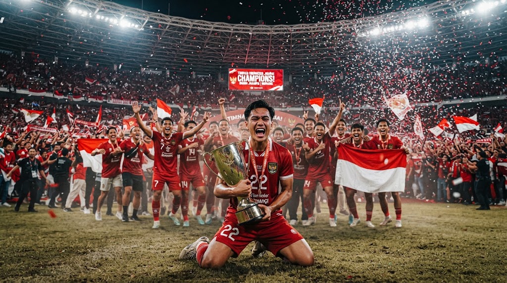 Lepas dari Bayang-Bayang Kutukan! Timnas Indonesia Akhiri Penantian Panjang Juara di SUGBK