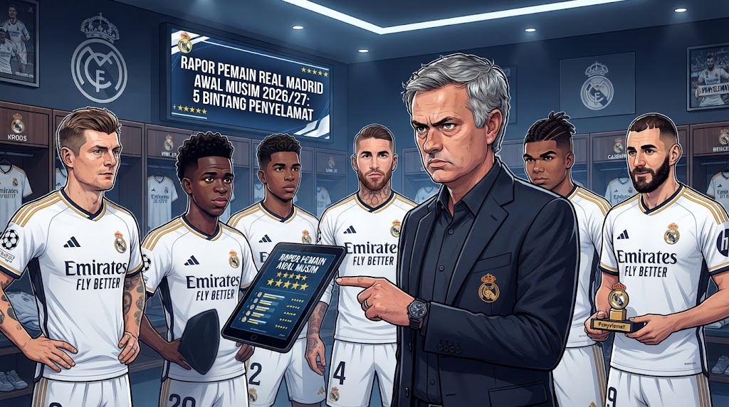 Rapor Pemain Real Madrid Awal Musim 2026/27: 5 Bintang yang Jadi Penyelamat di Bawah Jose Mourinho