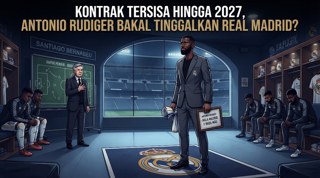 Kontrak Tersisa Hingga 2027, Antonio Rudiger Bakal Tinggalkan Real Madrid?