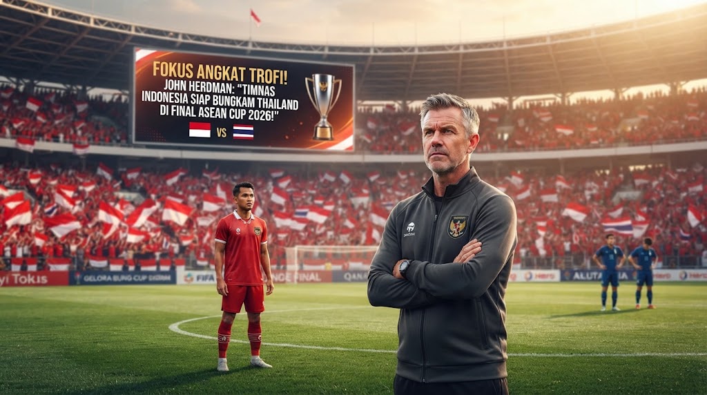 Fokus Angkat Trofi! John Herdman Tegaskan Timnas Indonesia Siap Bungkam Thailand di Final ASEAN Cup 2026